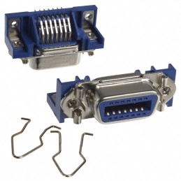 1 pcs : 112-014-213R001 - CONN SCSI RCPT 14POS R/A SOLDER