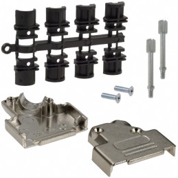 1 pcs : 971-015-030R121 - CONN BACKSHELL 15POS 45DEG SHLD