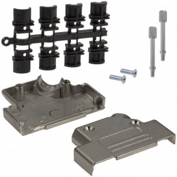 1 pcs : 971-025-030R121 - CONN BACKSHELL 25POS 45DEG SHLD