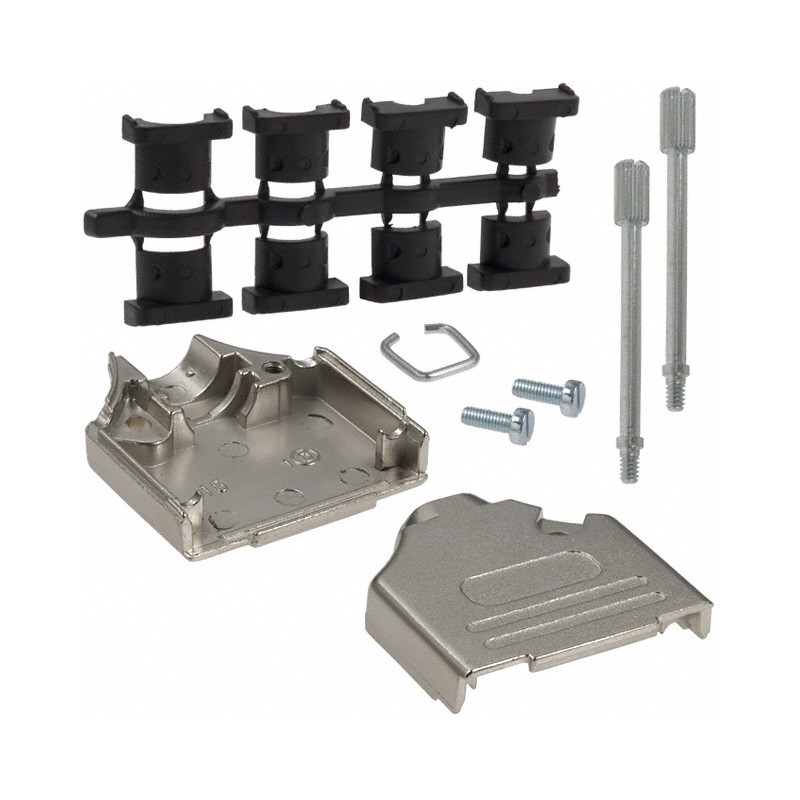 1 pcs : 970-015-030R121 - CONN BACKSHELL 15POS 180DEG SHLD