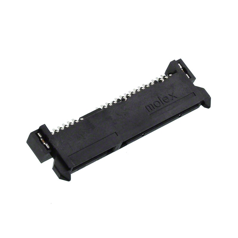 1 pcs : 0470184001 - CONN SATA RCPT 22POS SLD R/A SMD