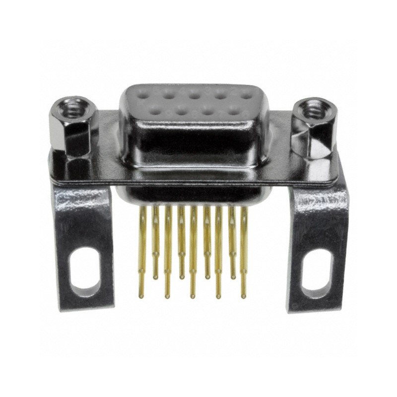 1 pcs : 174-E09-213R141 - CONN D-SUB RCPT 9POS R/A SLDR