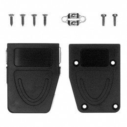 1 pcs : 955-009-010R011 - CONN BACKSHELL 9P 45/180DEG BLK