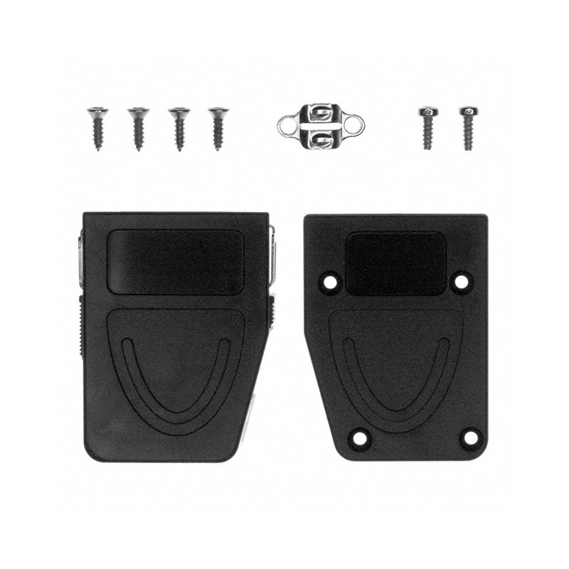 1 pcs : 955-009-010R011 - CONN BACKSHELL 9P 45/180DEG BLK