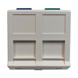 1 pcs : N042E-WM2-SAT - 2-PORT EUROPEAN-STYLE INSERT, UN