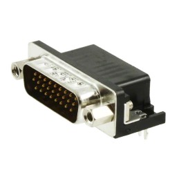 1 pcs : 09562627813 - CONN D-SUB HD PLUG 26P R/A SLDR