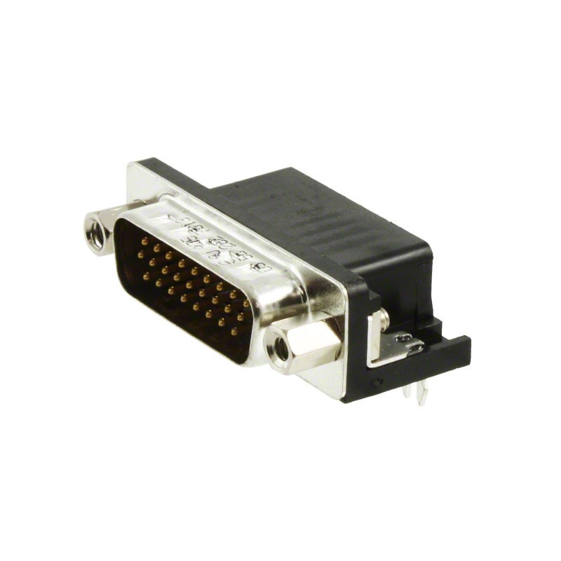 1 pcs : 09562627813 - CONN D-SUB HD PLUG 26P R/A SLDR
