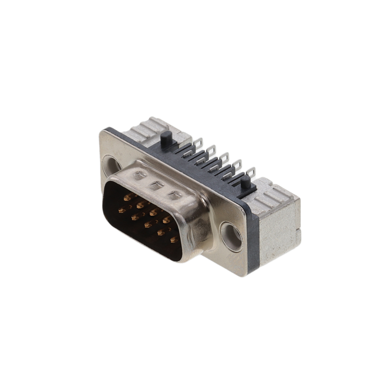 1 pcs : XM3K-0912-02N - CONN D-SUB PLUG 9P SMD R/A SLDR