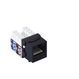 1 pcs : MJS110C5E-BLK - JACK CAT5E RJ45/110 BLACK