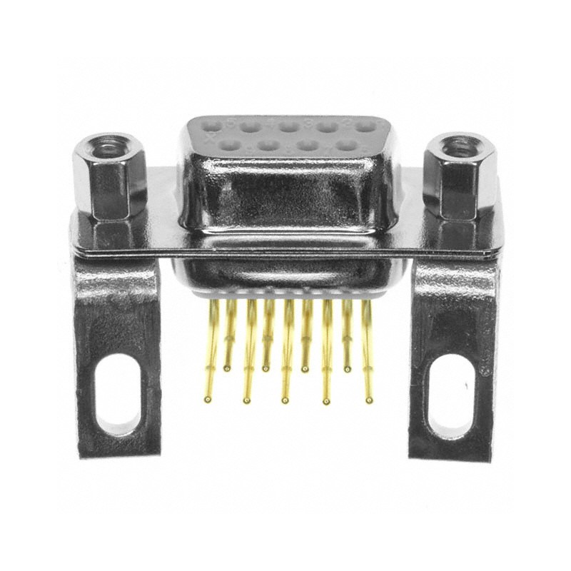 1 pcs : 173-E09-213R141 - CONN D-SUB RCPT 9POS R/A SLDR