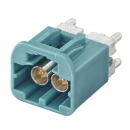 1 pcs : AMS29B-40MZ5-Z - CONN FAKRA PLUG R/A PCB