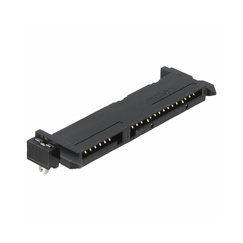 1 pcs : 0470182002 - CONN SATA RCPT 22POS SLD R/A SMD