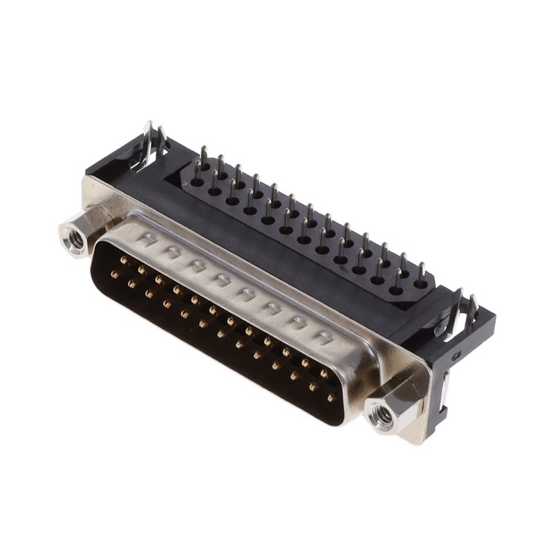 1 pcs : KF22X-B25P-NJ - CONN D-SUB PLUG 25POS R/A SLDR