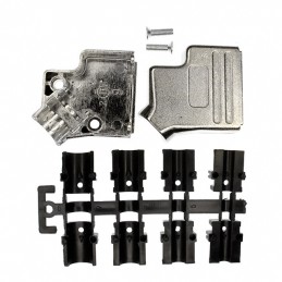 1 pcs : 954-009-030R121 - CONN BACKSHELL 9P 45DEG SHLD SLV