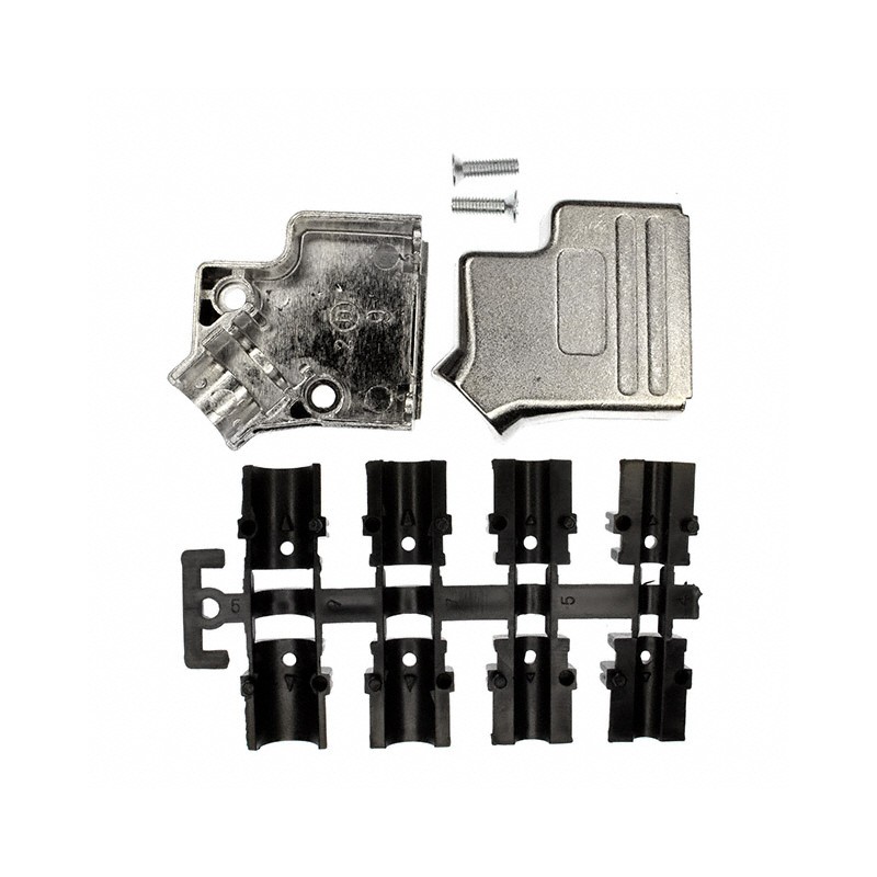 1 pcs : 954-009-030R121 - CONN BACKSHELL 9P 45DEG SHLD SLV