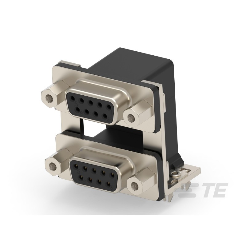 1 pcs : 2454917-2 - 9P FEMALE TO 9P FEMALE, WITH SCR