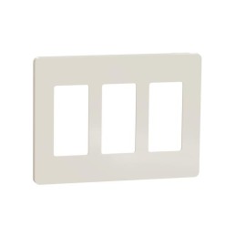 1 pcs : SQWP141003LA - 3 GANG SCREWLESS MATTE WALL PLAT
