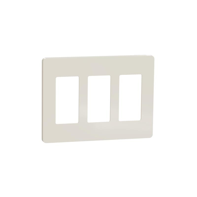 1 pcs : SQWP141003LA - 3 GANG SCREWLESS MATTE WALL PLAT