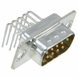 1 pcs : 09670095664 - CONN D-SUB PLUG 9POS R/A SLDR