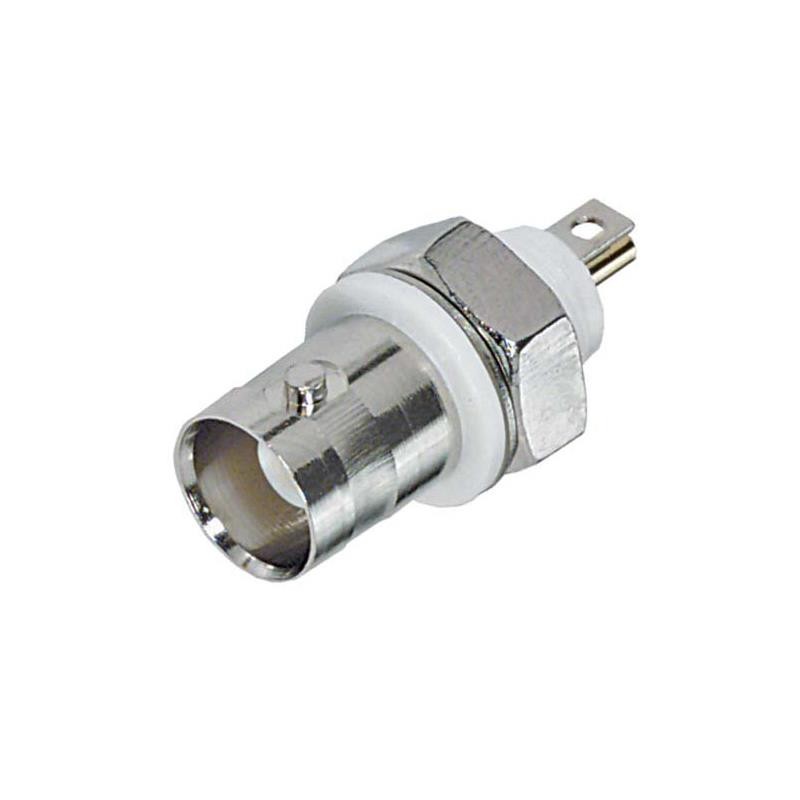 1 pcs : BAC1503 - RECEPTACLE BNC F BHD INSULATED