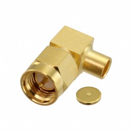 1 pcs : 32S206-272L5 - CONN SMA PLUG R/A 50OHM SOLDER