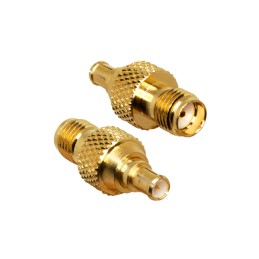 1 pcs : ADP-SMAF-MCXM - SMA JACK TO MCX PLUG ADAPTER