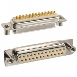 1 pcs : 172-E25-203R031 - CONN D-SUB RCPT 25POS PNL MNT
