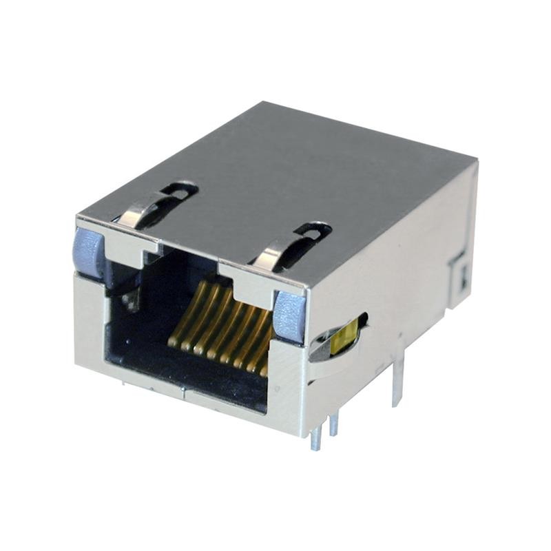 1 pcs : 2250065-1 - CONN JACK 1PORT 100 BASE-TX PCB