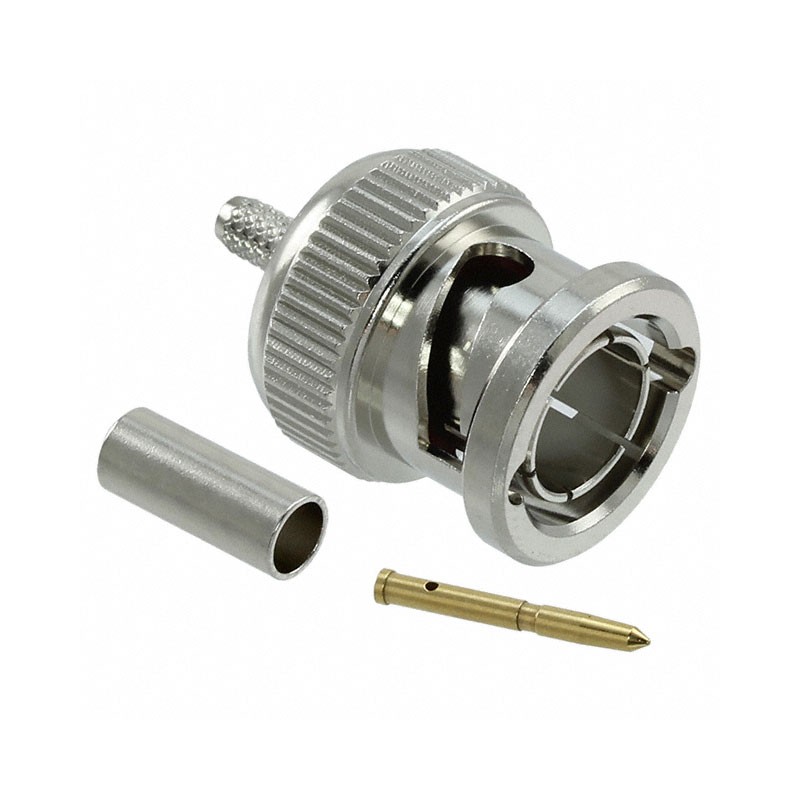 1 pcs : BNC7T-P-C-GN-ST-CA3 - CONN BNC PLUG STR 75 OHM SOLDER