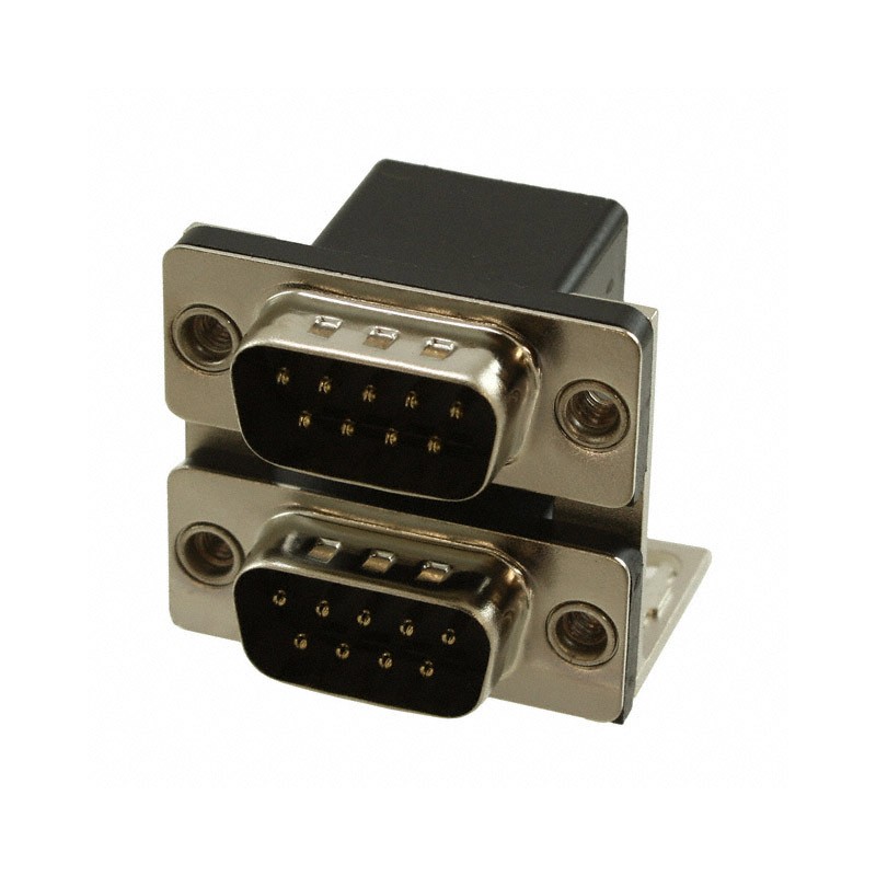 1 pcs : 189-009-613R491 - CONN D-SUB PLUG 9POS R/A SLDR