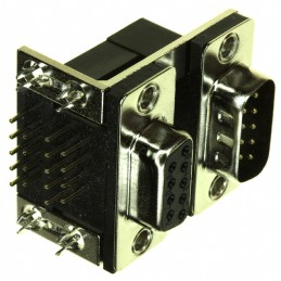 1 pcs : 178-009-413R491 - CONN D-SUB PLUG/RCPT 9P R/A SLDR