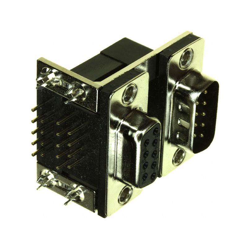 1 pcs : 178-009-413R491 - CONN D-SUB PLUG/RCPT 9P R/A SLDR