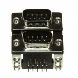 1 pcs : 189-009-613R691 - CONN D-SUB PLUG 9POS R/A SLDR