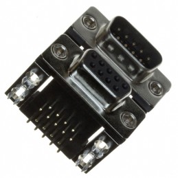 1 pcs : 189-009-413R491 - CONN D-SUB PLUG/RCPT 9P R/A SLDR