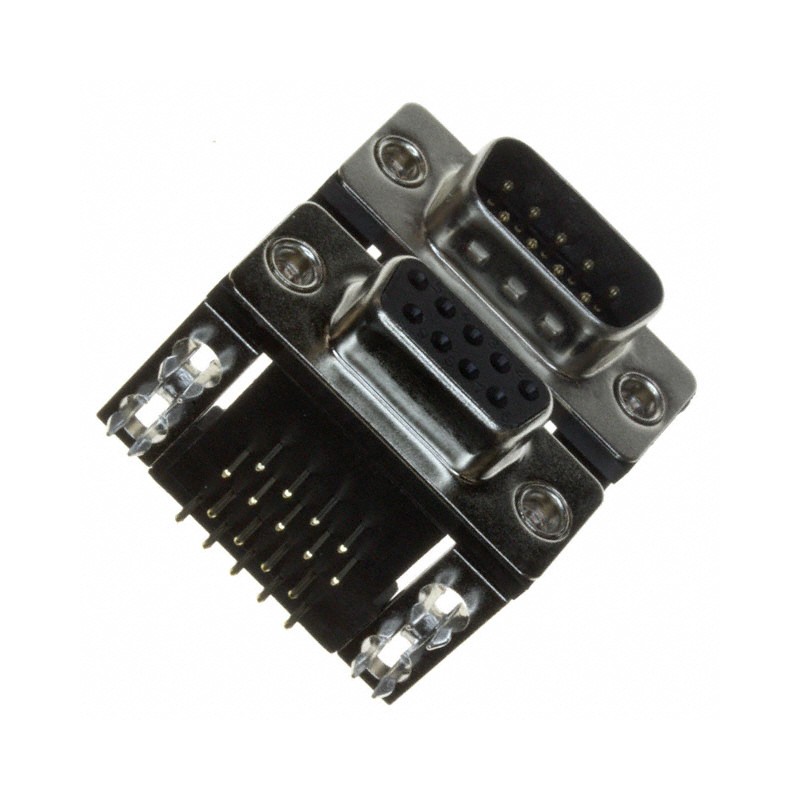 1 pcs : 189-009-413R491 - CONN D-SUB PLUG/RCPT 9P R/A SLDR