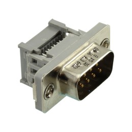 1 pcs : 09661286702 - CONN D-SUB PLUG 9POS PNL MNT IDC