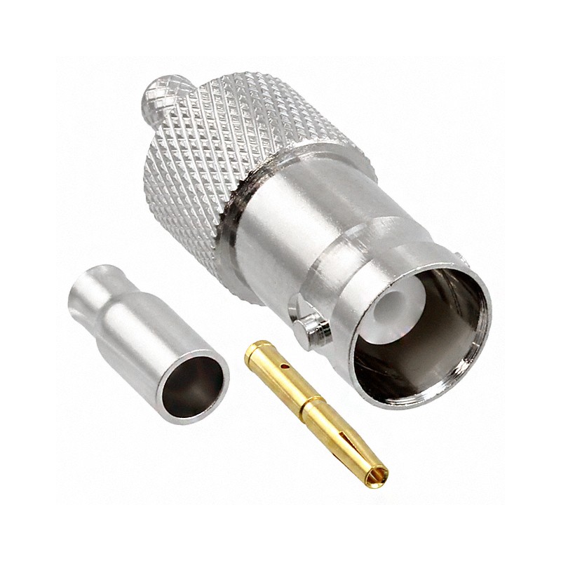 1 pcs : VB30-2071 - CONN BNC JACK STR 50 OHM CRIMP