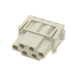 1 pcs : 09140063101XL - HAN E 6PIN MODULE FEMALE CRIMP (