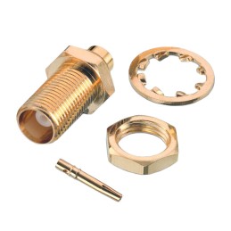 1 pcs : 60629421110820 - MCX STRAIGHT BULKHEAD JACK, SOLD