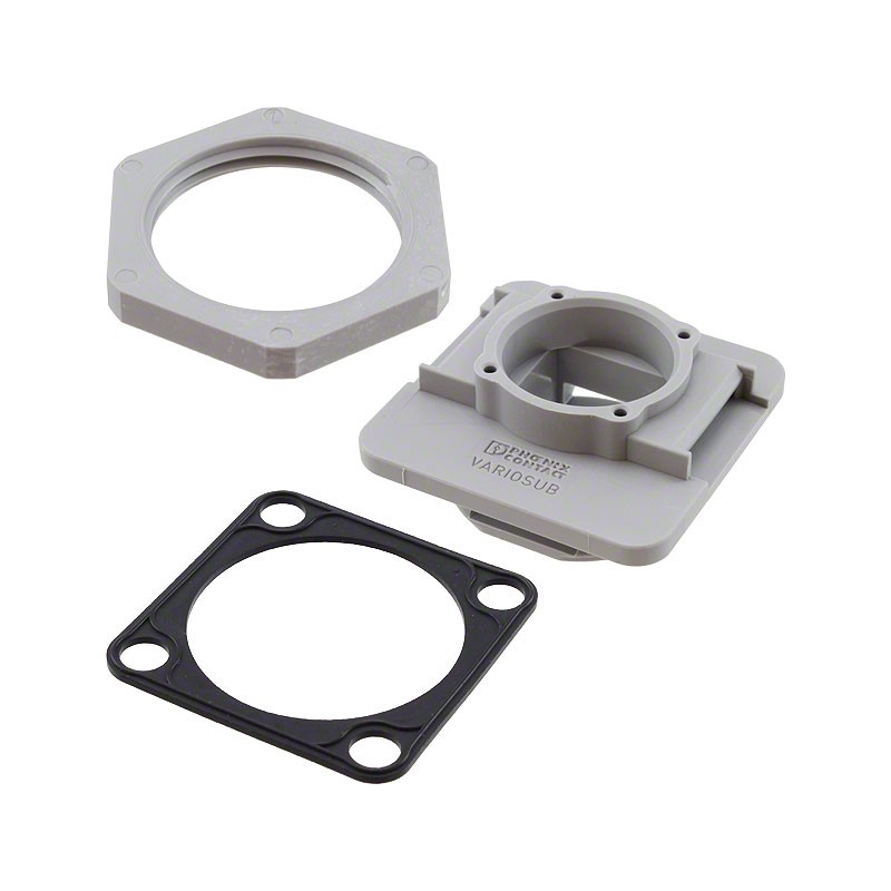 1 pcs : 1689844 - MOD FRAME 1PORT GRAY