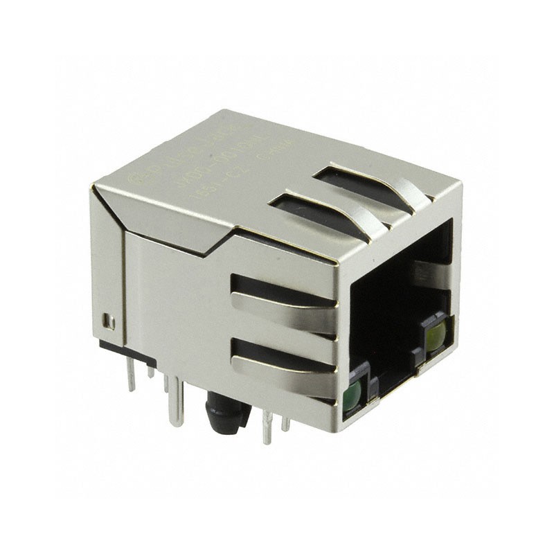 1 pcs : JXD0-0025NL - CONN JACK 1PORT 1000 BASE-T PCB