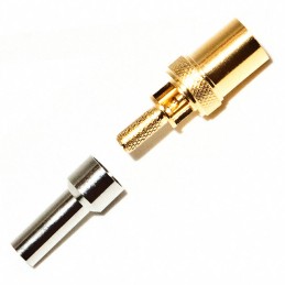 1 pcs : BU-P72981 - CONN SMB PLUG STR 50 OHM CRIMP