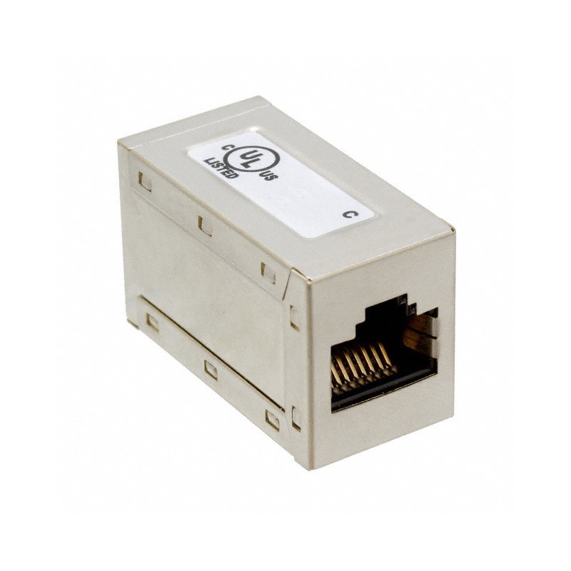 1 pcs : N032-001 - CONN MOD COUPLER 8P8C TO 8P8C