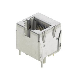 1 pcs : 09350022102 - CONN MOD JACK 8P8C VERT SHIELDED