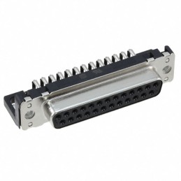 1 pcs : 09663526611 - CONN D-SUB RCPT 25POS R/A SLDR