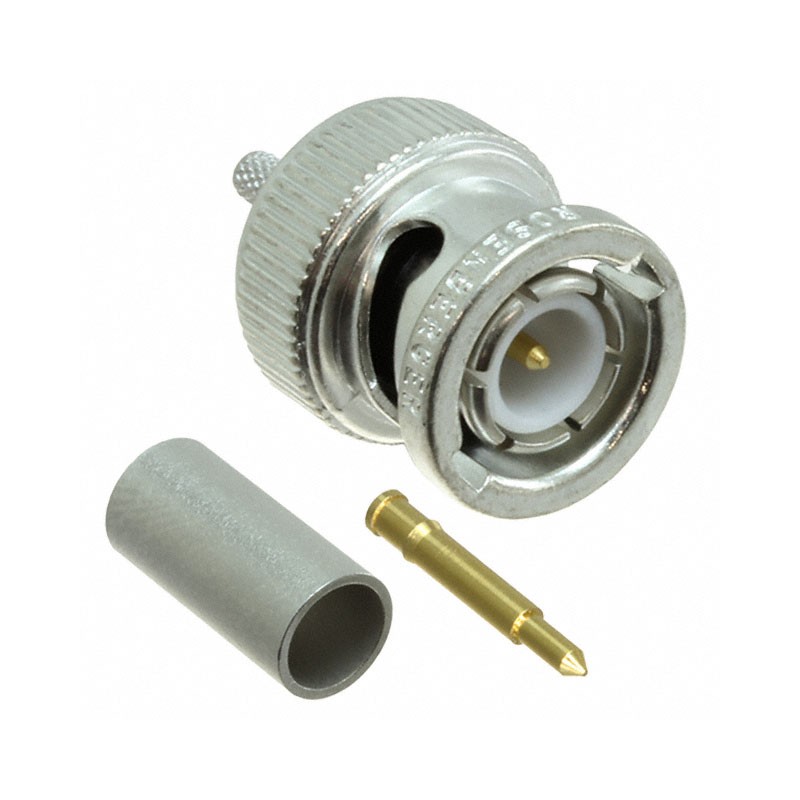 1 pcs : 51S107-803N5 - CONN BNC PLUG STR 50OHM CRIMP