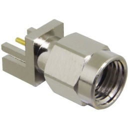 1 pcs : CONREVSMA013.031 - CONN RPSMA PLG STR 50OHM EDGEMNT