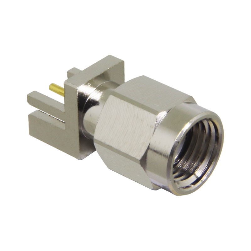 1 pcs : CONREVSMA013.031 - CONN RPSMA PLG STR 50OHM EDGEMNT