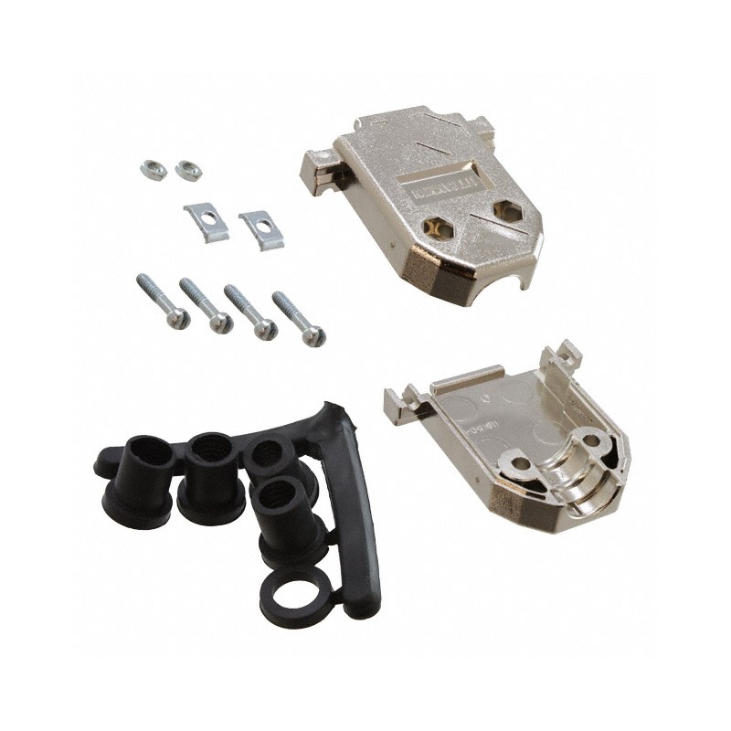 1 pcs : 980-2000-351 - CONN BACKSHELL 15POS 180DEG SHLD