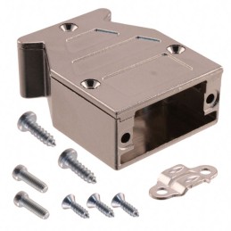 1 pcs : 09670090453 - CONN BACKSHELL 9POS 45DEG SHLD